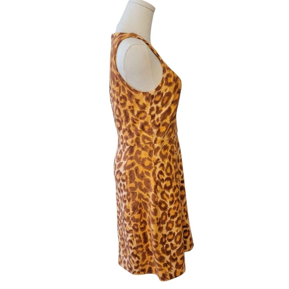 Kate Spade Cheetah‎ Print Sleeveless Dress Size Small - Picture 4 of 6